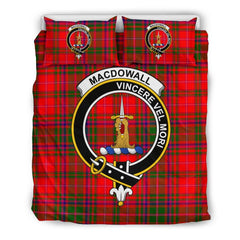 Macdowall (Of Garthland) Tartan Crest Bedding Set