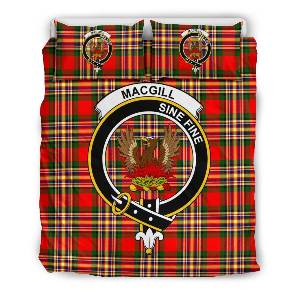 Macgill (Makgill) Family Tartan Crest Bedding Set