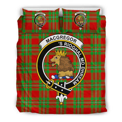 Macgregor Family Tartan Crest Bedding Set