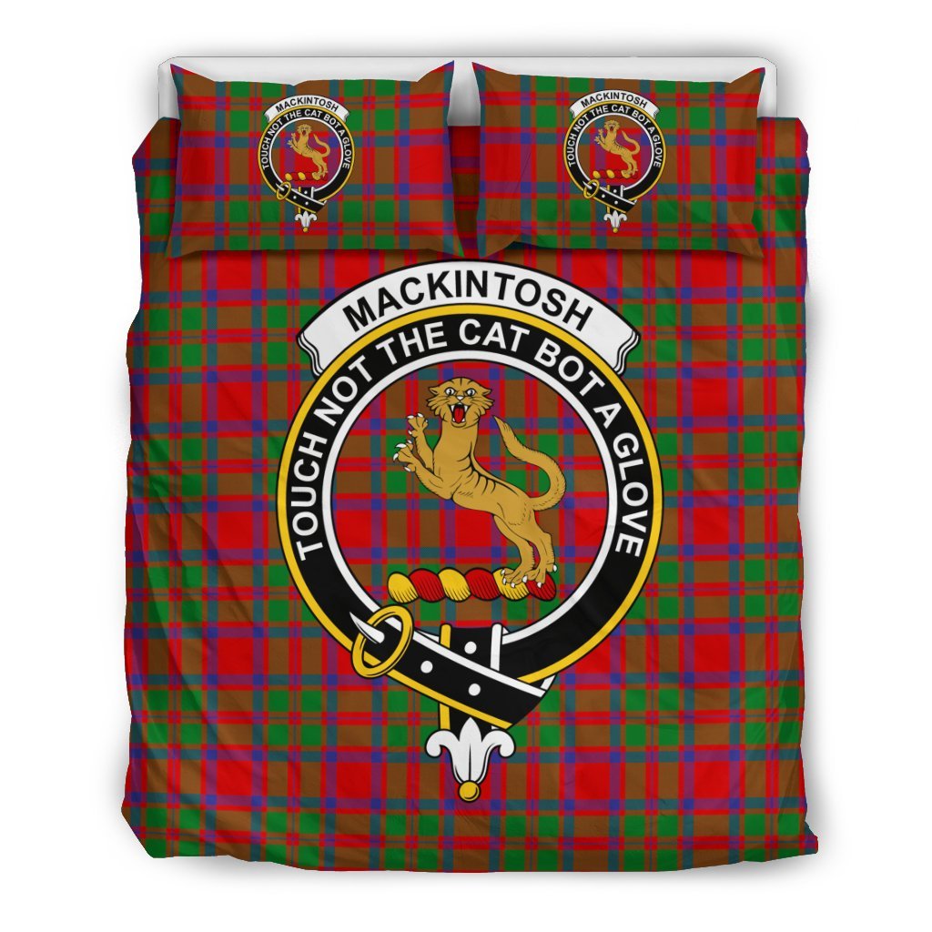 Mackintosh Family Tartan Crest Bedding Set