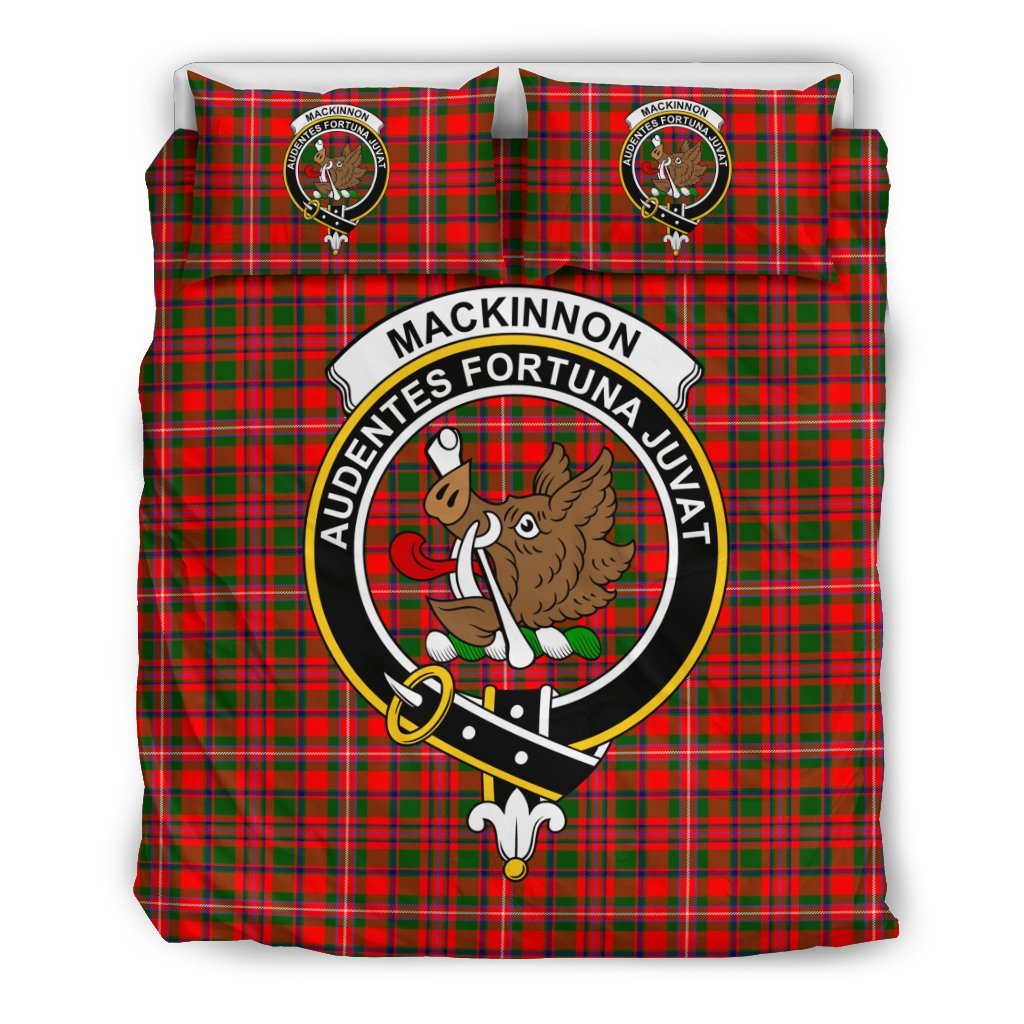 Mackinnon Family Tartan Crest Bedding Set