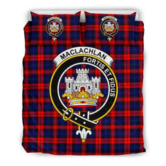 Maclachlan Family Tartan Crest Bedding Set