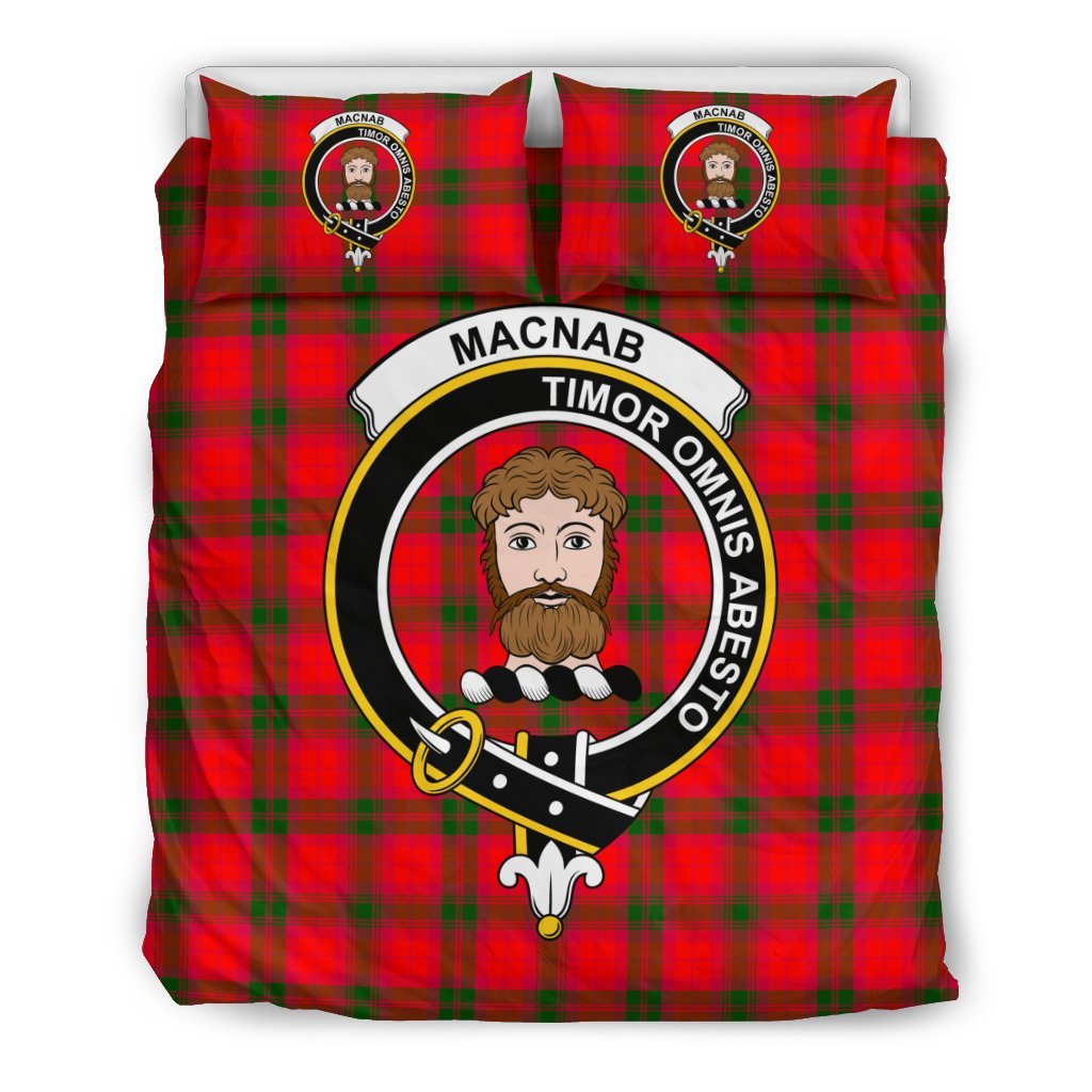 Macnab Family Tartan Crest Bedding Set