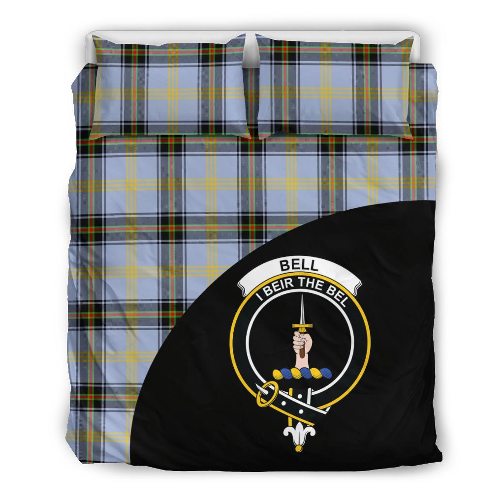 Bell of the Borders Tartan Crest Wave Bedding Set