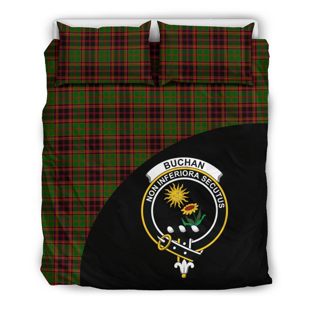 Buchan Modern Family Tartan Crest Wave Style Bedding Set