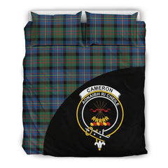 Cameron of Erracht Ancient Family Tartan Crest Wave Style Bedding Set