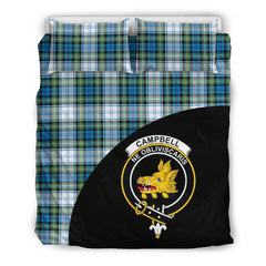 Campbell Dress Ancient Family Tartan Crest Wave Style Bedding Set