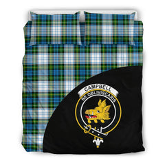 Campbell Dress Family Tartan Crest Wave Style Bedding Set