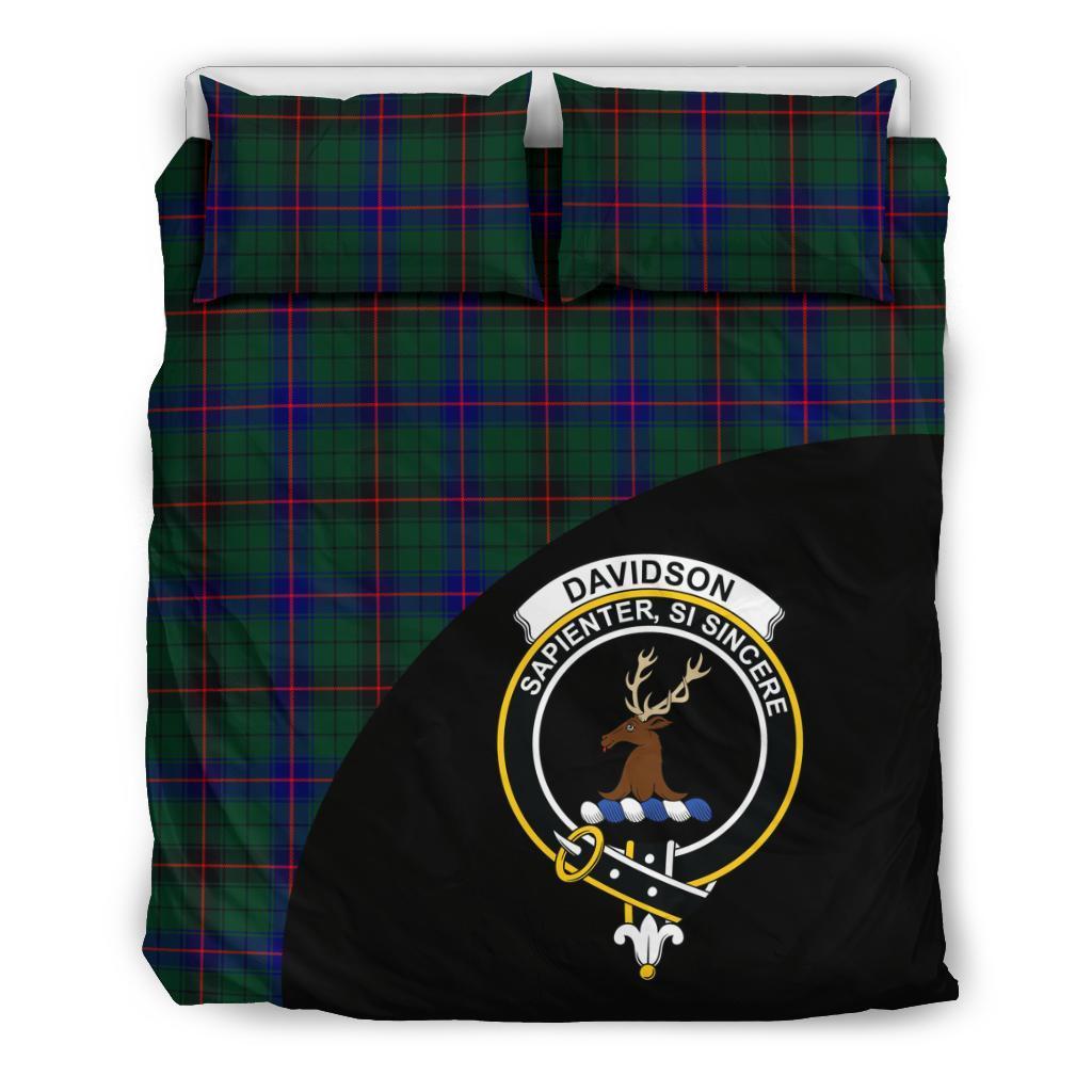 Davidson Modern Family Tartan Crest Wave Style Bedding Set