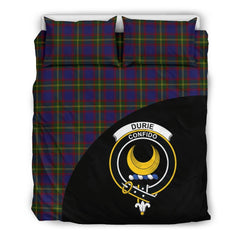 Durie Family Tartan Crest Wave Style Bedding Set