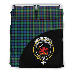 Farquharson Ancient Family Tartan Crest Wave Style Bedding Set