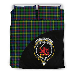 Farquharson Modern Family Tartan Crest Wave Style Bedding Set