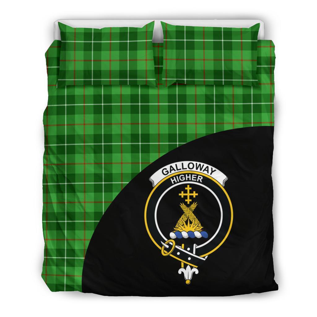 Galloway District Family Tartan Crest Wave Style Bedding Set