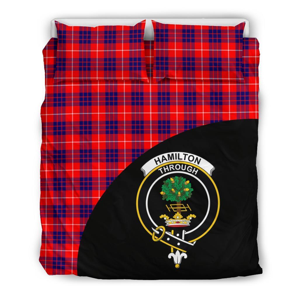 Hamilton Modern Family Tartan Crest Wave Style Bedding Set