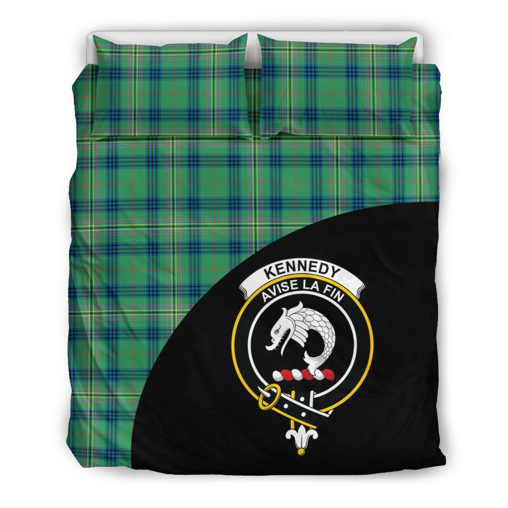 Kennedy Ancient Tartan Crest Wave Bedding Set