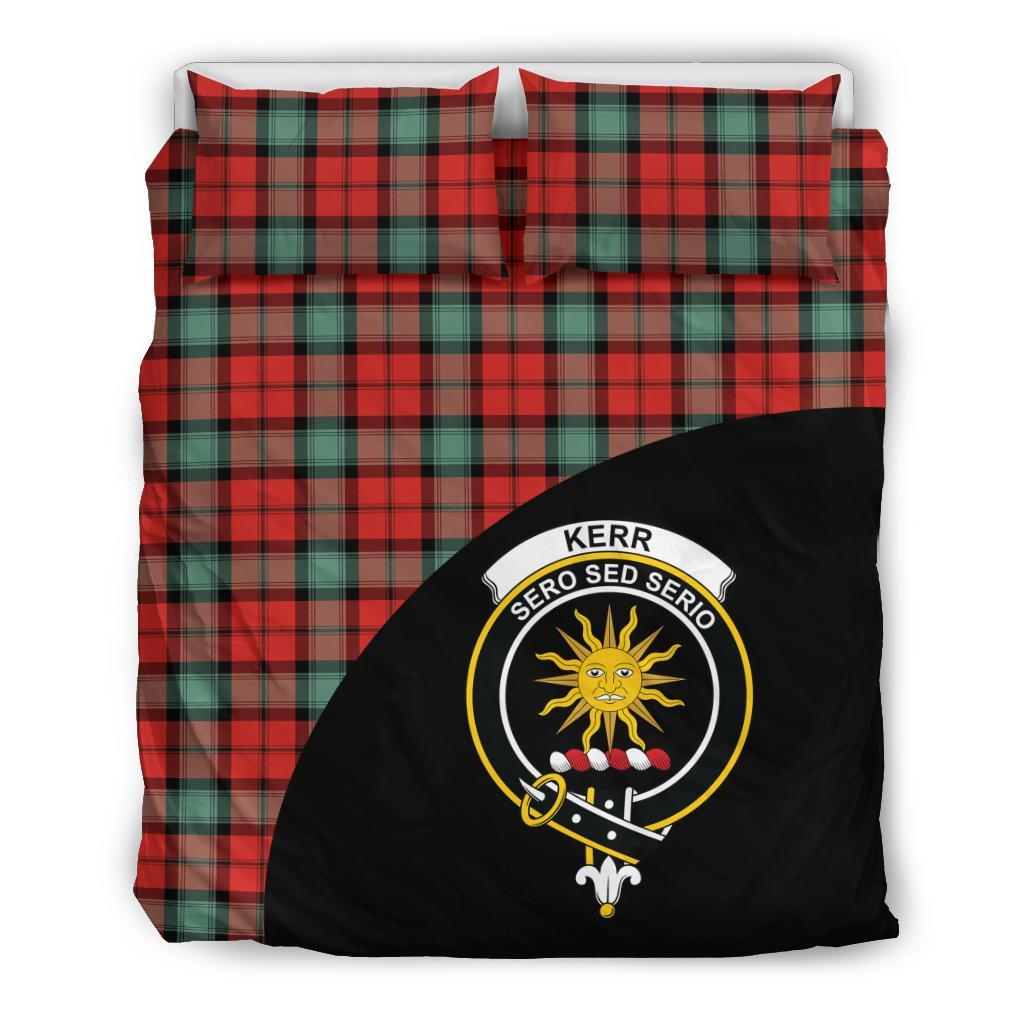 Kerr Ancient Tartan Crest Wave Style Bedding Set