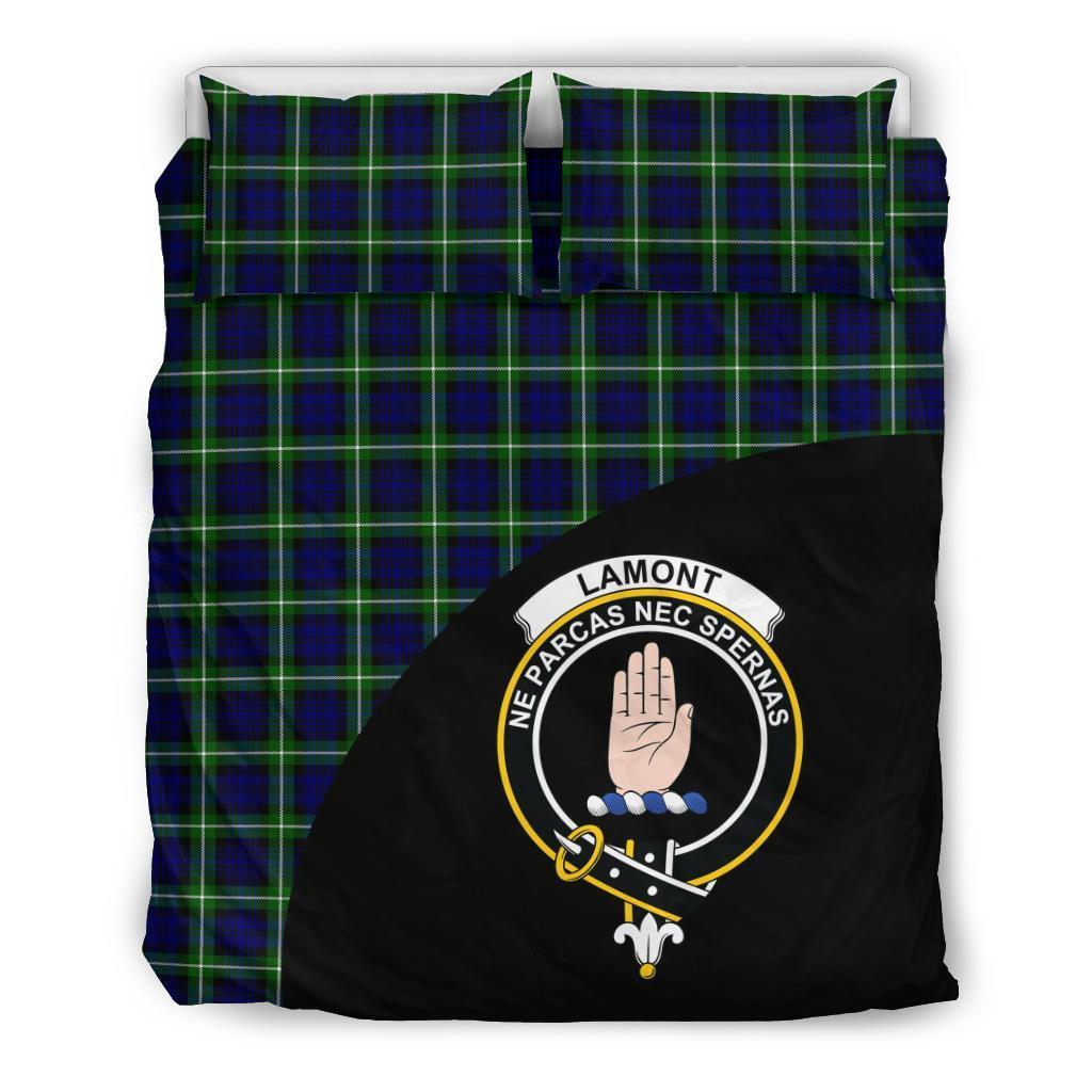 Lamont Modern Family Tartan Crest Wave Style Bedding Set