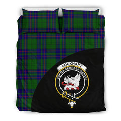 Lockhart Modern Family Tartan Crest Wave Style Bedding Set