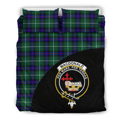 MacDonald of the Isles Hunting Modern Family Tartan Crest Wave Style Bedding Set