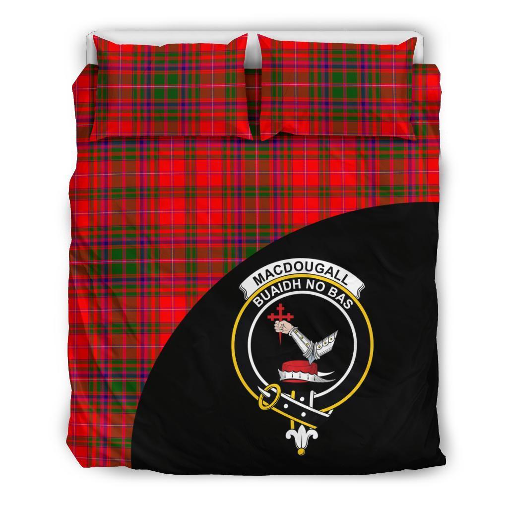 MacDougall Modern Family Tartan Crest Wave Style Bedding Set