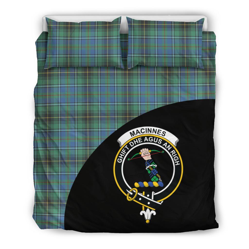 MacInnes Ancient Tartan Crest Wave Bedding Set