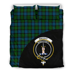 MacKay Modern Tartan Crest Wave Style Bedding Set