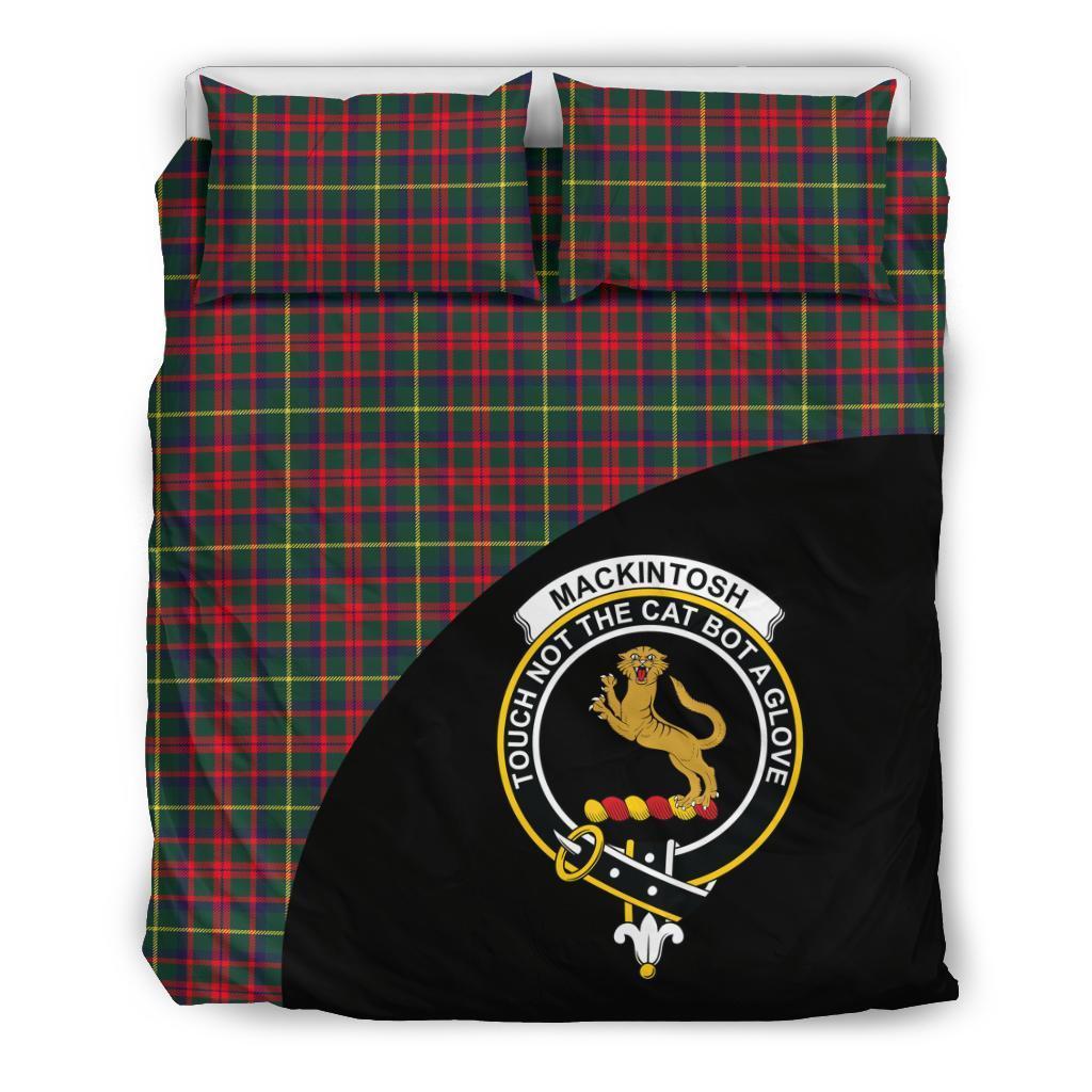 MacKintosh Hunting Modern Family Tartan Crest Wave Style Bedding Set