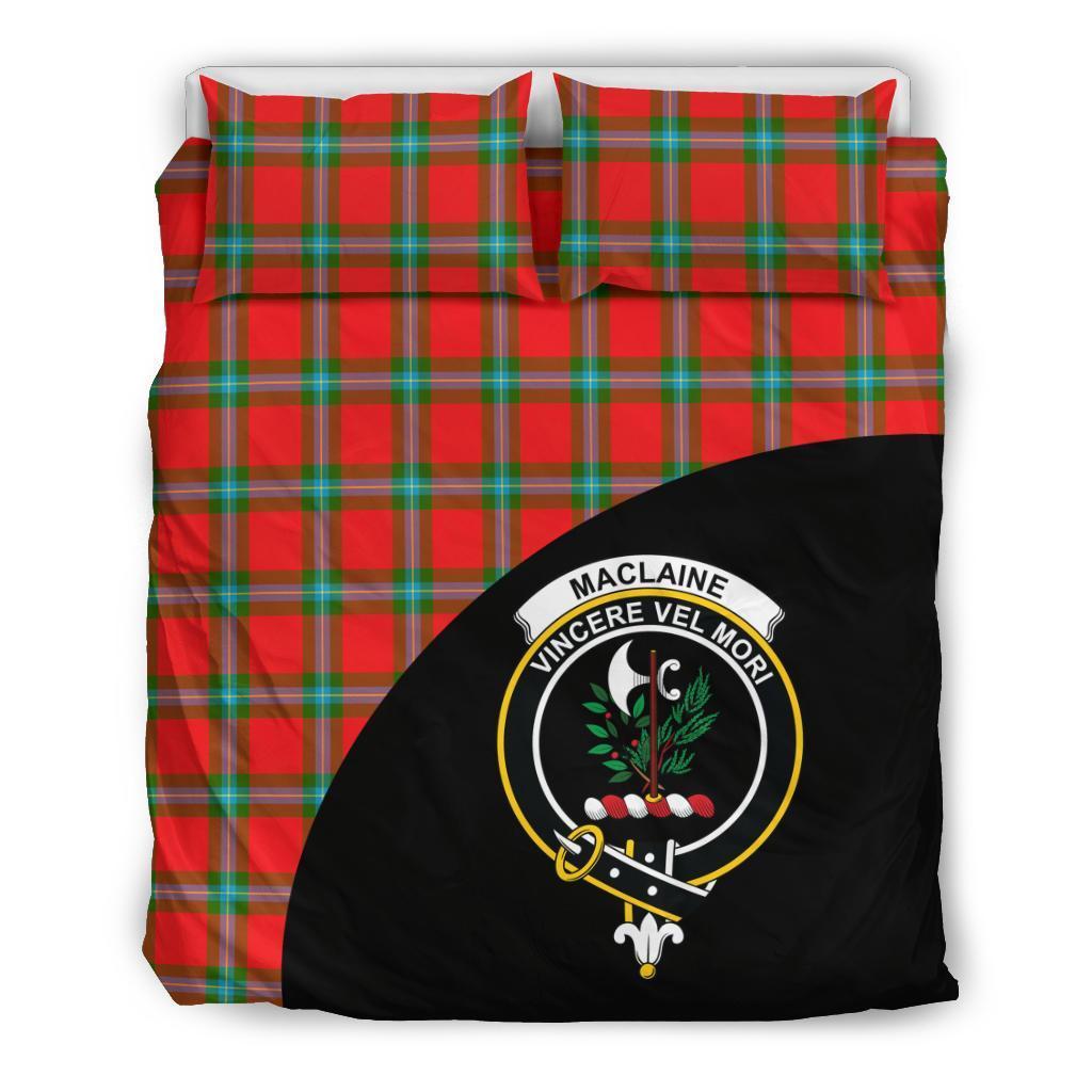 MacLaine of Loch Buie Family Tartan Wave Style Bedding Set