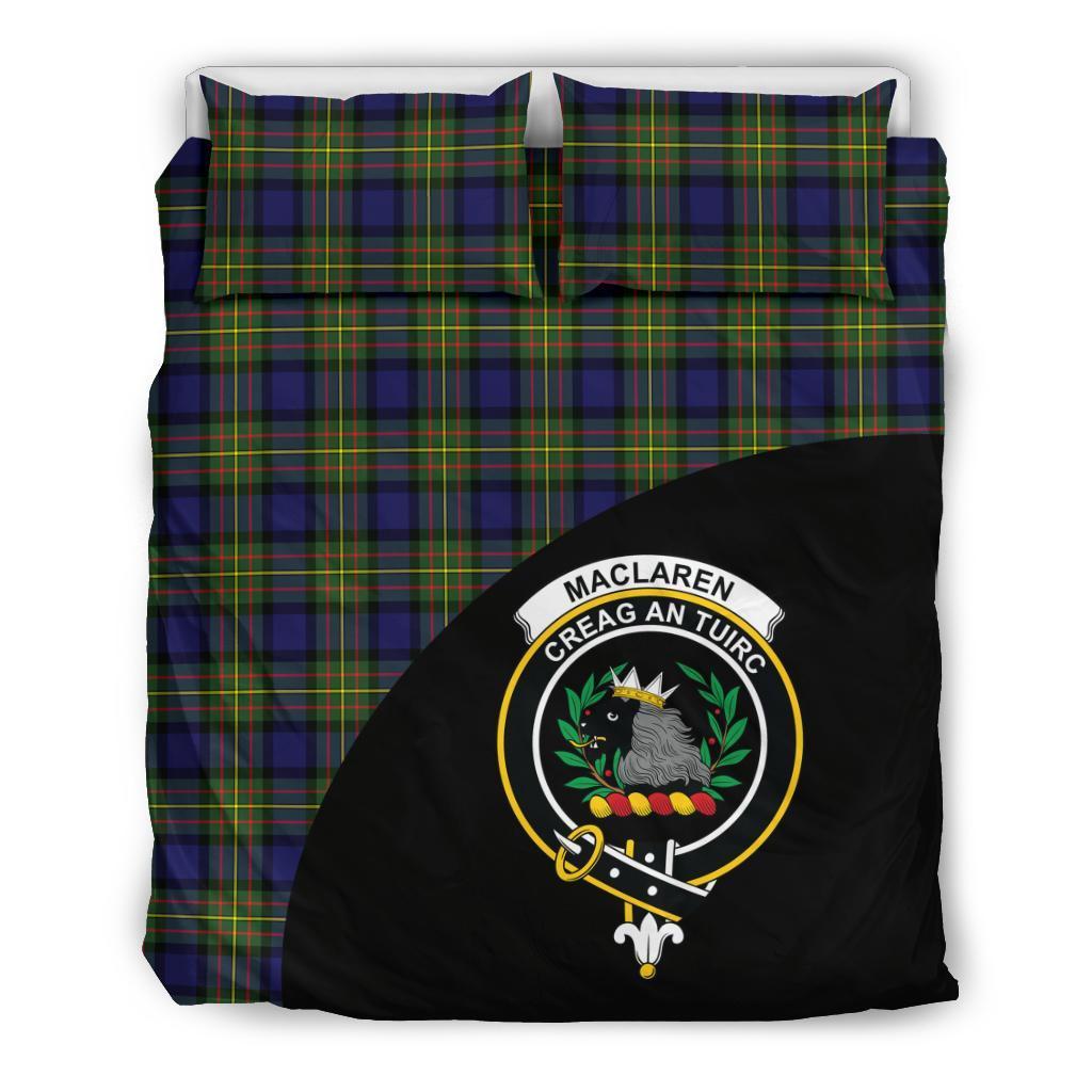 MacLaren Modern Family Tartan Crest Wave Style Bedding Set