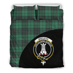 MacLean Hunting Ancient Tartan Crest Bedding Set