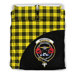 MacLeod of Lewis Modern Family Tartan Crest Wave Style Bedding Set