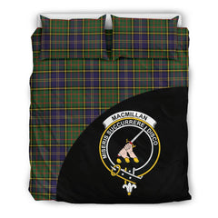 MacMillan Hunting Modern Family Tartan Crest Wave Style Bedding Set