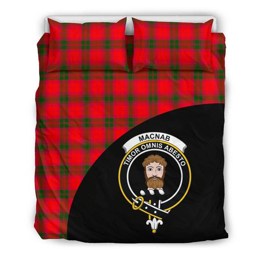 MacNab Modern Family Tartan Crest Wave Style Bedding Set