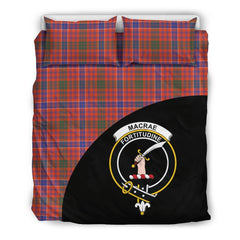 MacRae Ancient Family Tartan Crest Wave Style Bedding Set