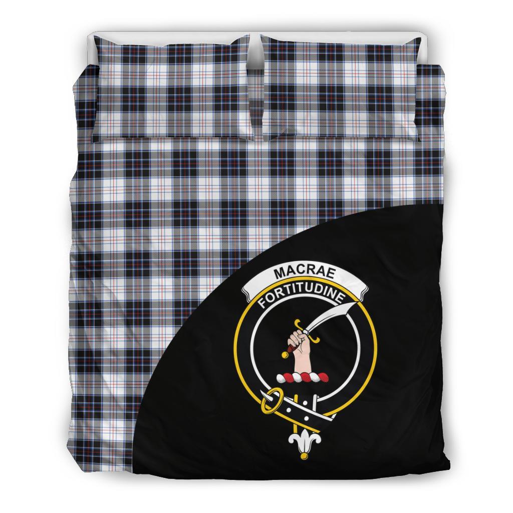 MacRae Dress Modern Family Tartan Crest Wave Style Bedding Set