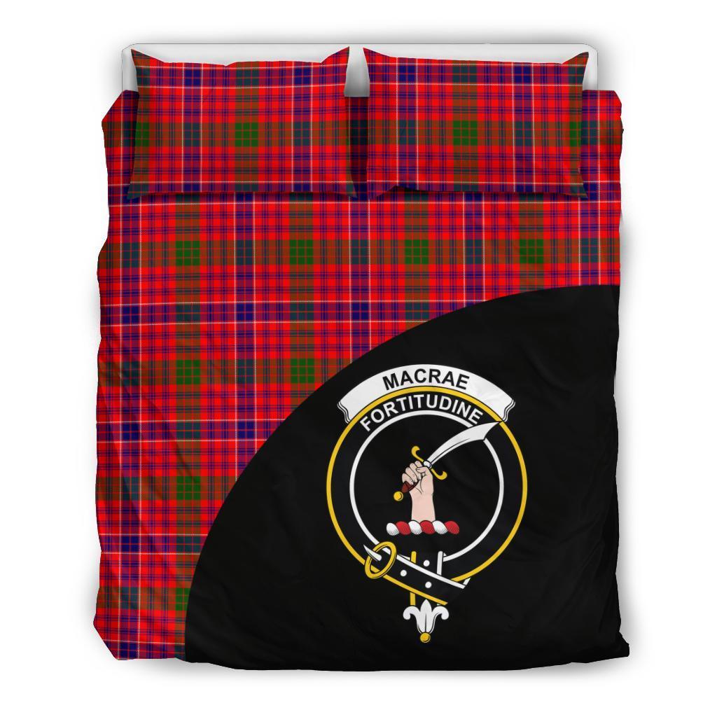 MacRae Modern Family Tartan Crest Wave Style Bedding Set