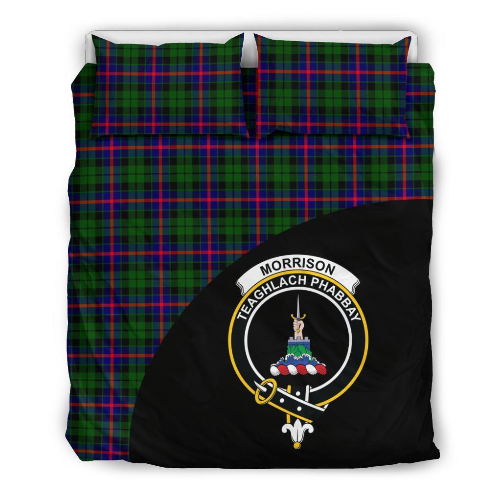 Morrison Modern Family Tartan Crest Wave Style Bedding Set