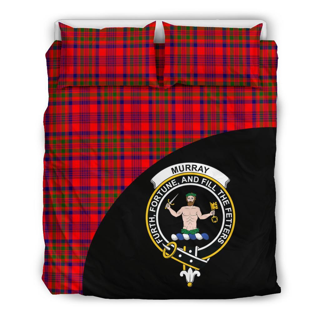 Murray of Tulloch Modern Tartan Crest Wave Bedding Set