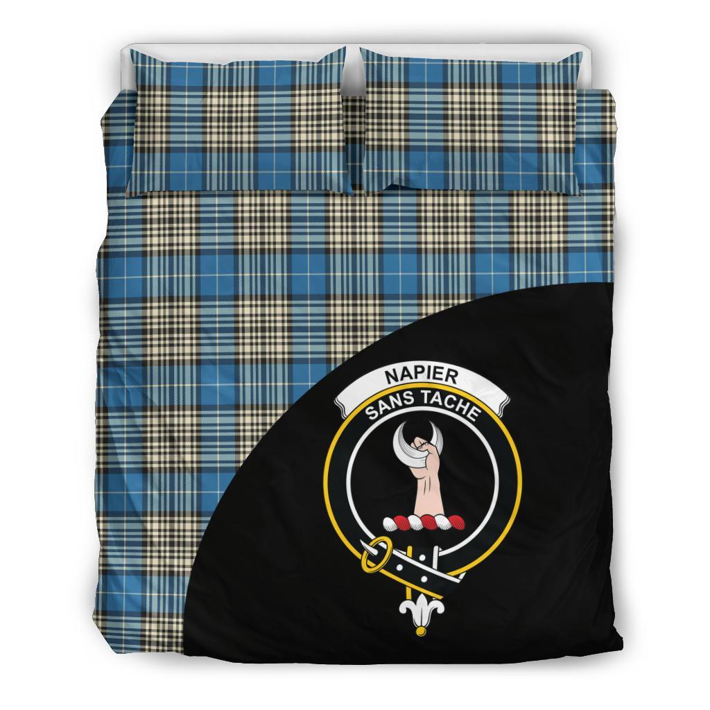 Napier Ancient Tartan Crest Wave Style Bedding Set