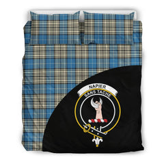 Napier Ancient Tartan Crest Wave Style Bedding Set