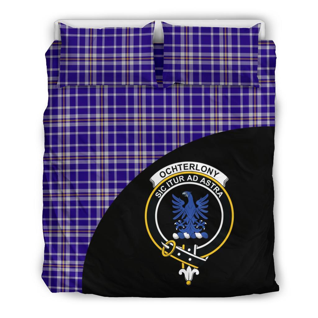 Ochterlony Family Tartan Crest Wave Style Bedding Set