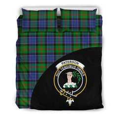 Paterson Family Tartan Crest Wave Style Bedding Set