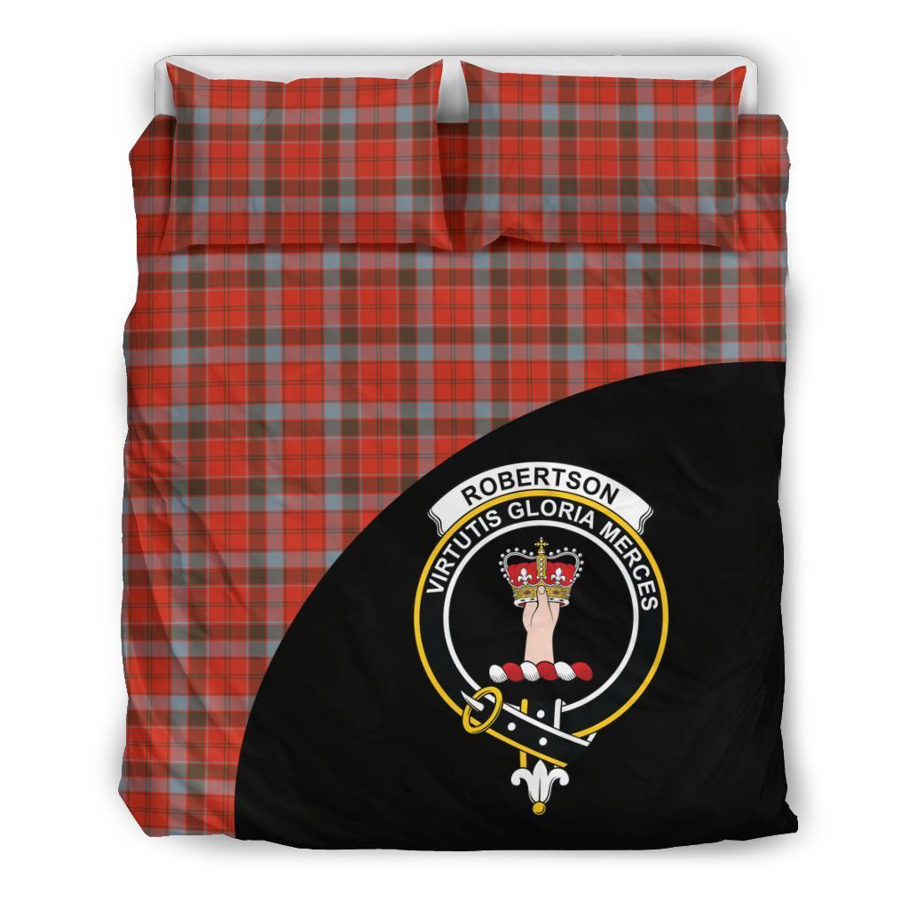 Robertson Weathered Family Tartan Crest Wave Style Bedding Set