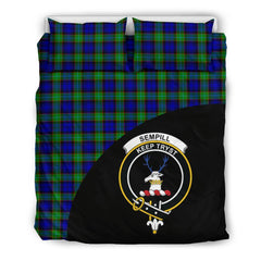 Sempill Modern Family Tartan Crest Wave Style Bedding Set