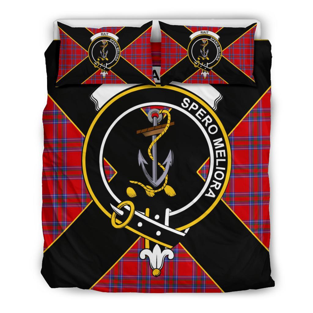 Rait Tartan Crest Bedding Set - Luxury Style