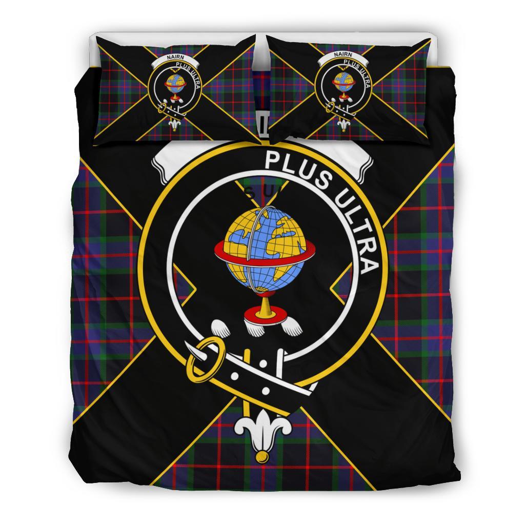 Nairn Tartan Crest Bedding Set - Luxury Style