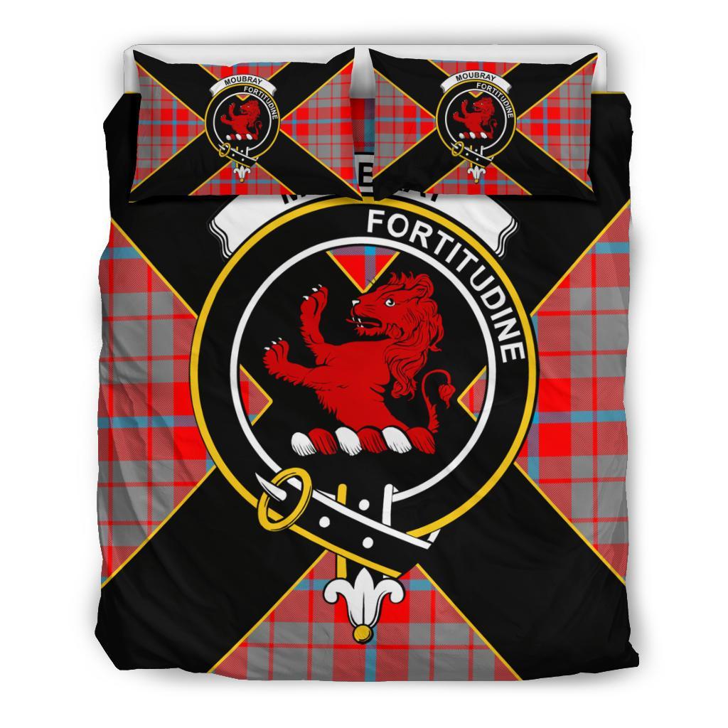 Moubray Tartan Crest Bedding Set - Luxury Style