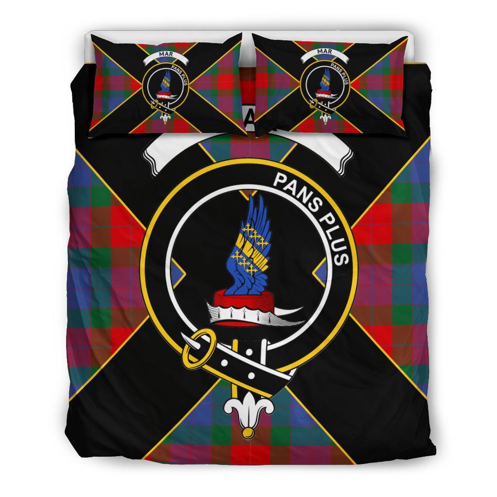 Mar Tartan Crest Bedding Set - Luxury Style