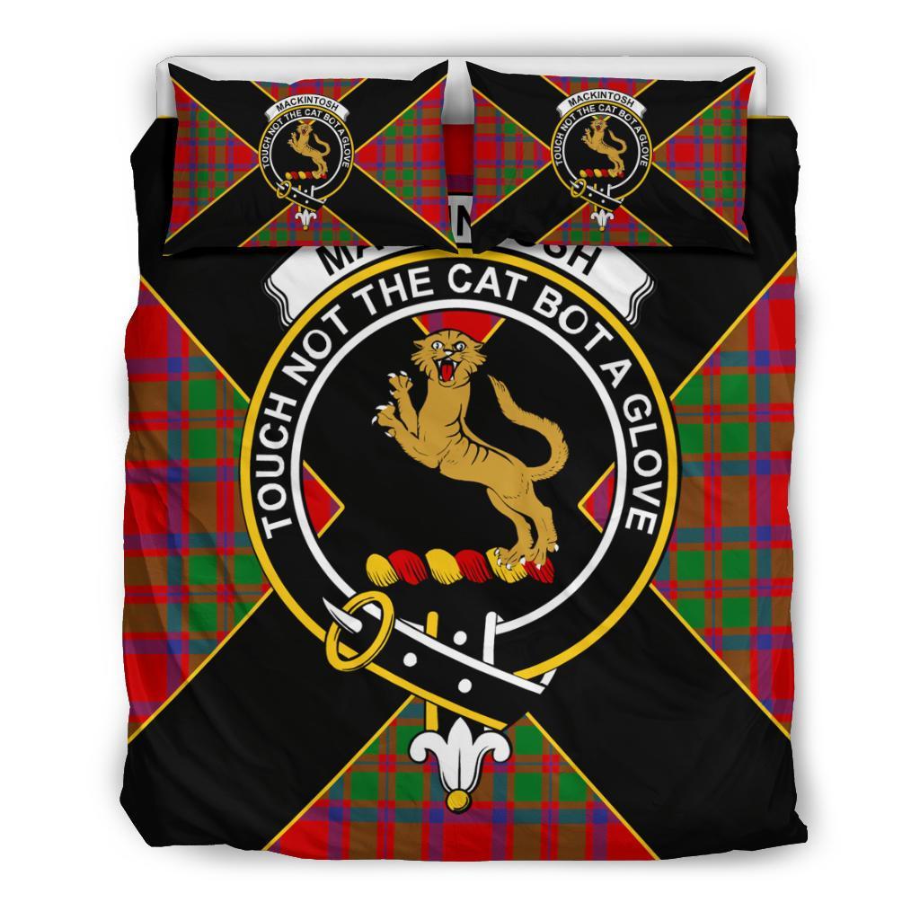 MacKintosh Tartan Crest Bedding Set - Luxury Style