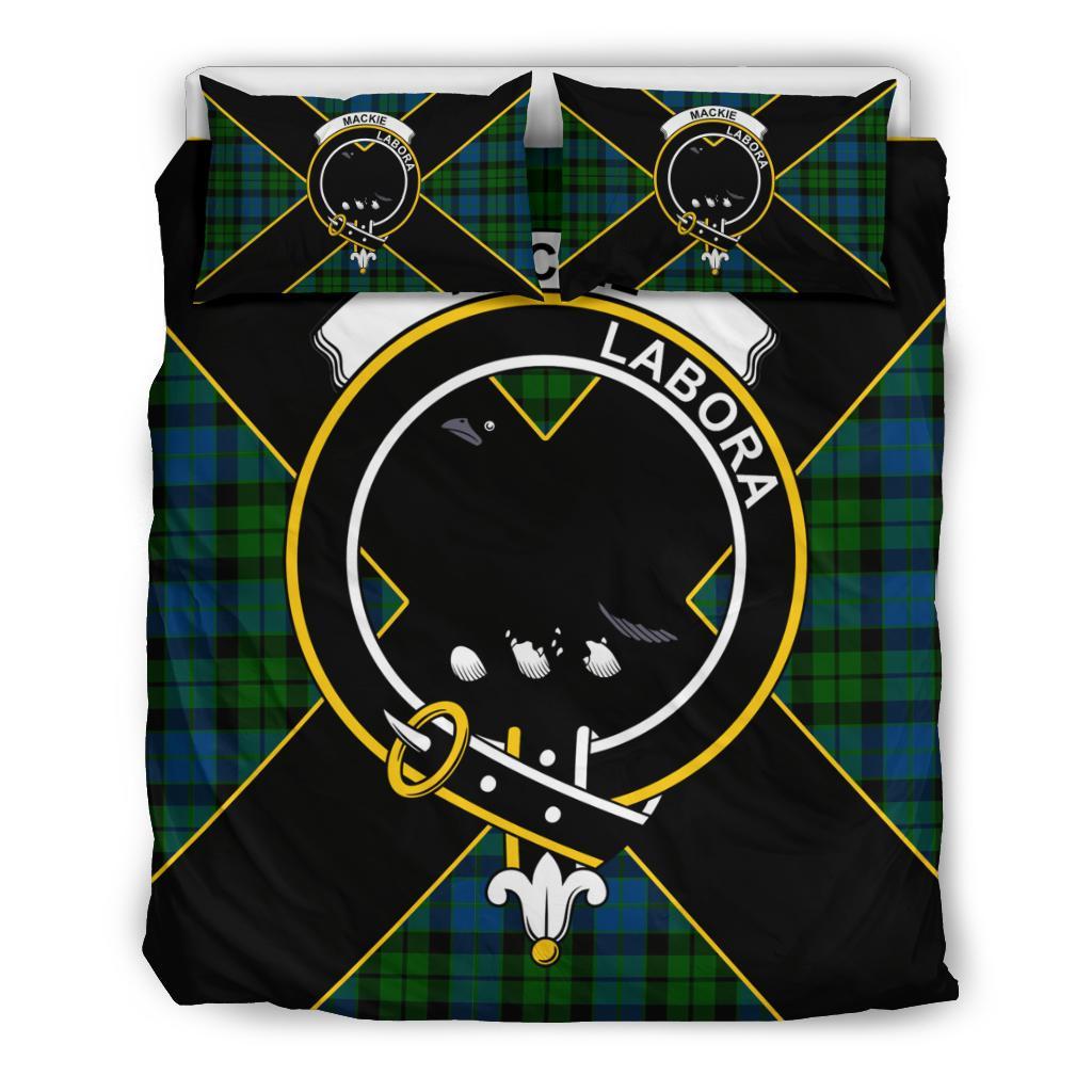 MacKie Tartan Crest Bedding Set - Luxury Style